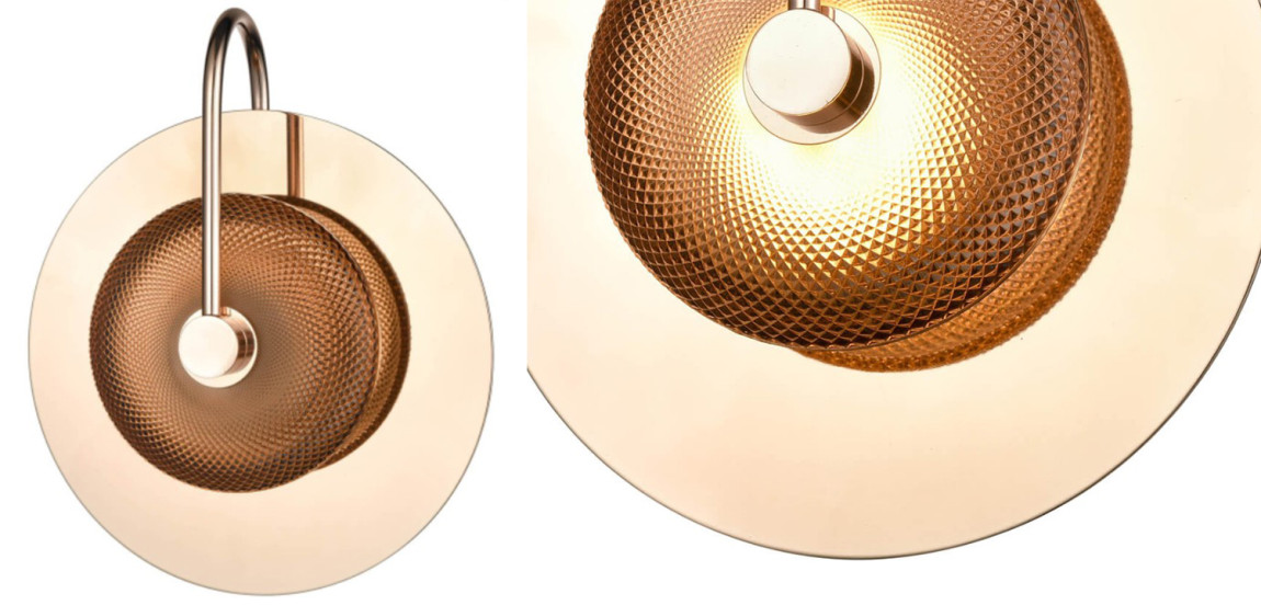 Бра Gold Disk One Mirrored
