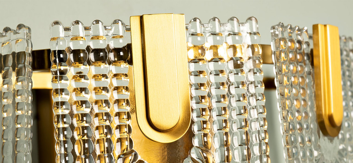 Бра Gold glass