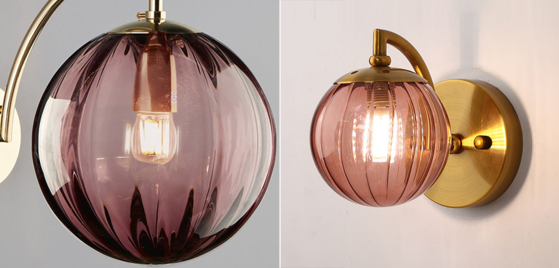 Бра Hector Sconce burgundy