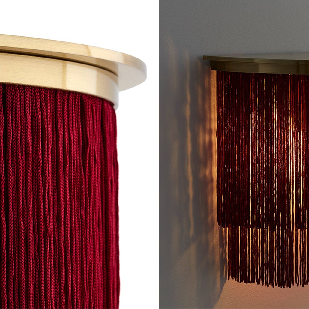 Бра Houtique Sconce Burgundy