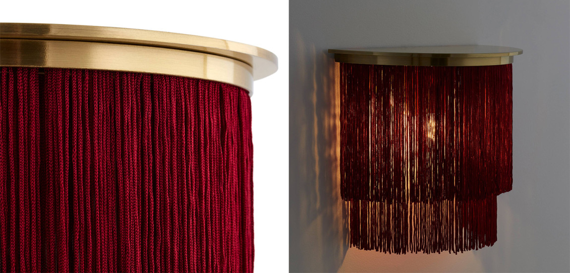 Бра Houtique Sconce Burgundy