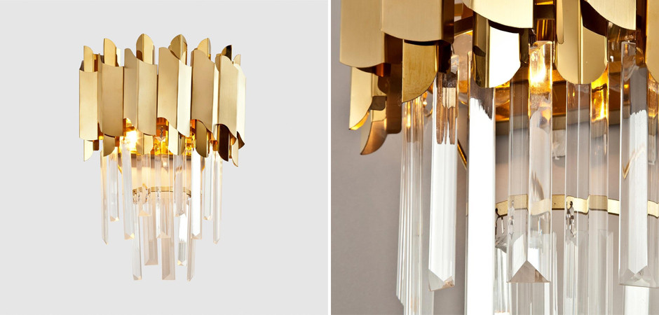 Бра Iroh Future Brass На 2 лампы