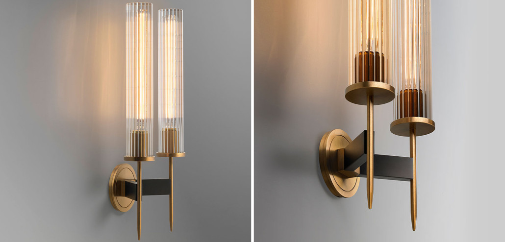 Бра Jonathan Browning ALOUETTE DOUBLE SCONCE
