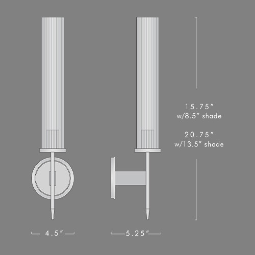 Бра Jonathan Browning ALOUETTE SCONCE Черный Цвет