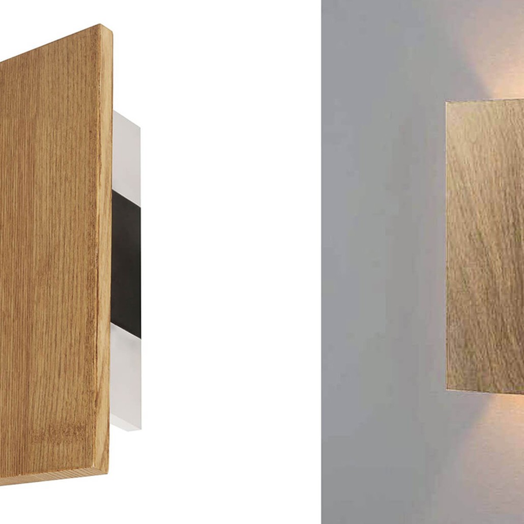 Бра Jordy Wooden Slab Wall Lamp