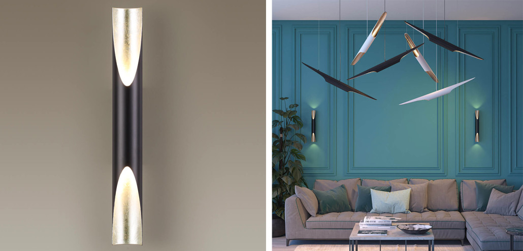 Бра Kenver Delightfull Black Silver 48