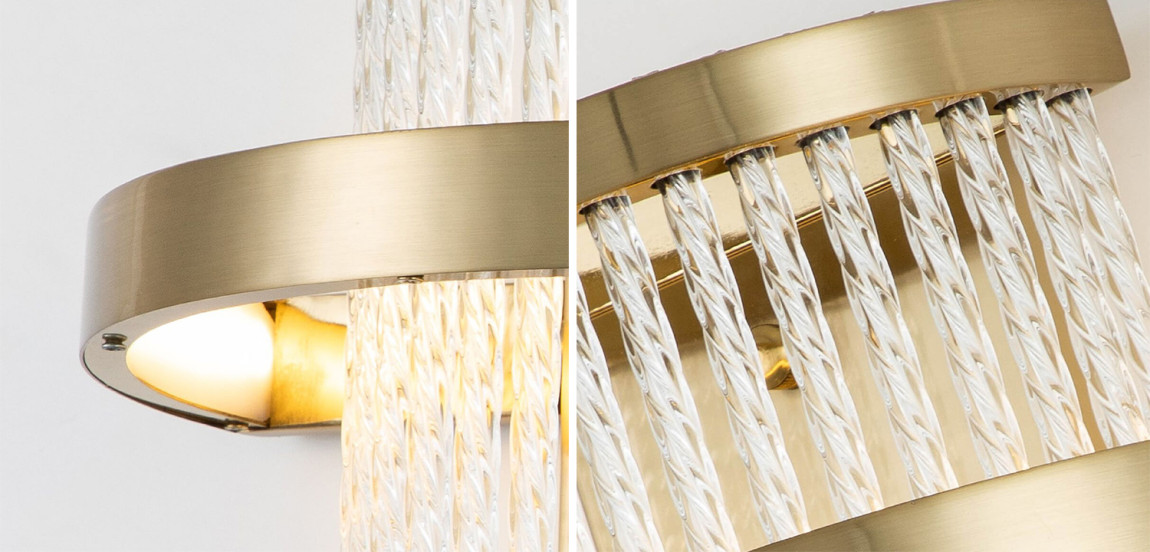 Бра Liadan Glass Tubes Wall Lamp