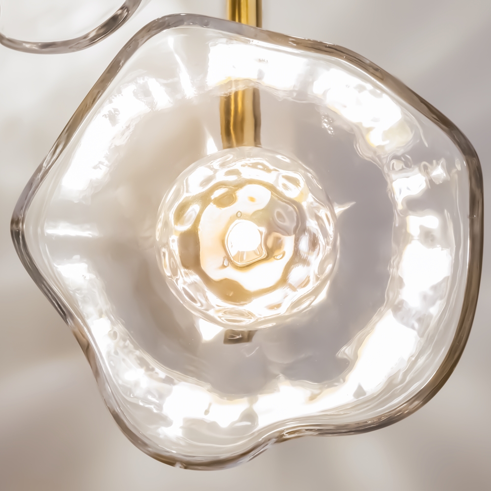 Бра Lots of transparent lotuses