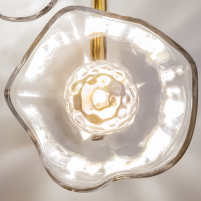 Бра Lots of transparent lotuses