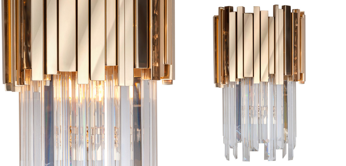 Бра Luxxu Modern Cascade Wall Lamp Gold 40