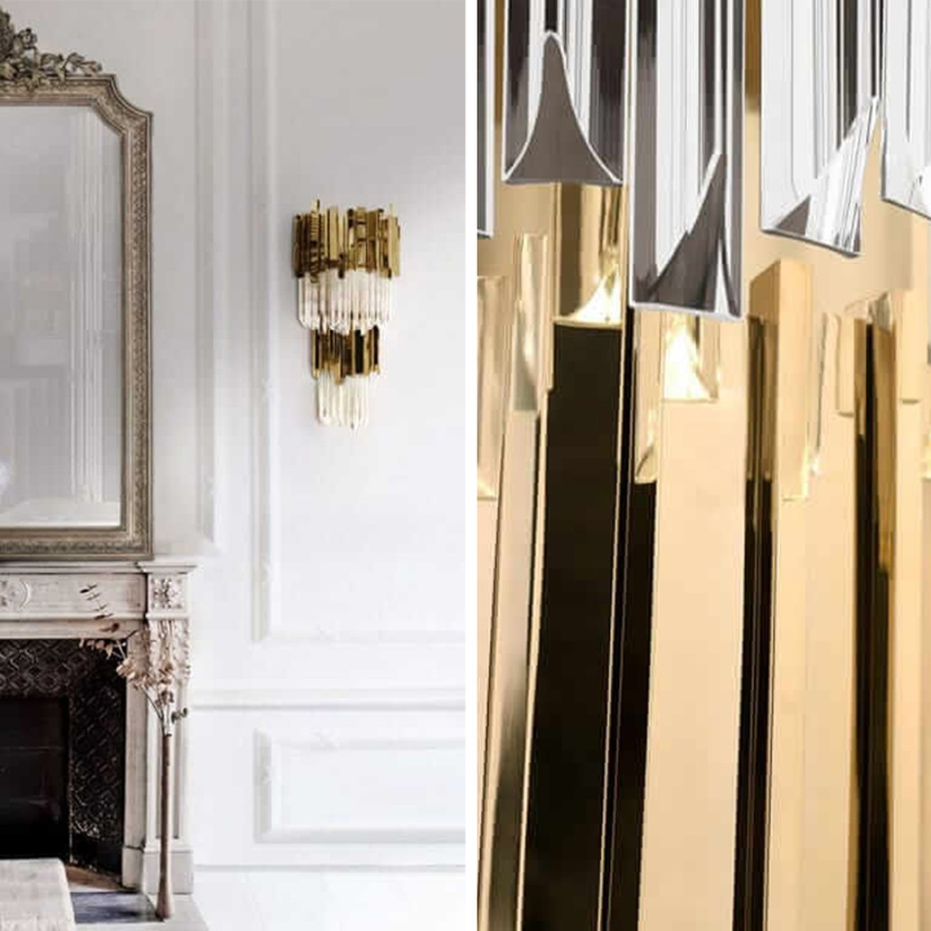 Бра Luxxu Modern Cascade Wall Lamp Gold 71