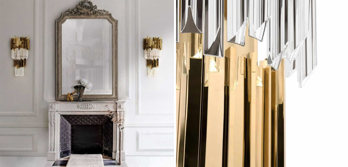 Бра Luxxu Modern Cascade Wall Lamp Gold 71