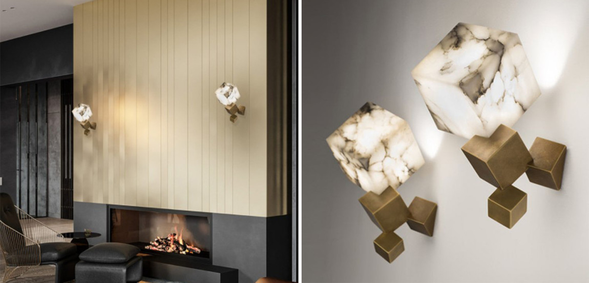 Бра Marble Cube Wall lamp