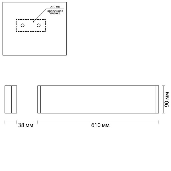 Бра Obverse Gold Wall lamp