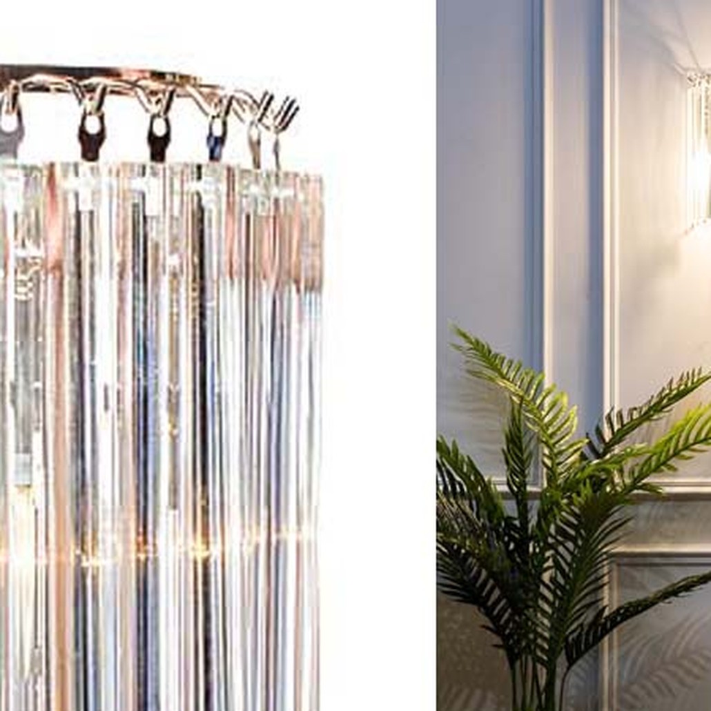 Бра Odeon Glass Wall Sconce