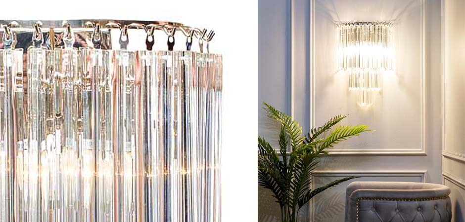 Бра Odeon Glass Wall Sconce