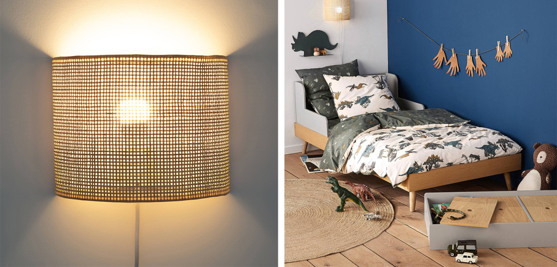 Бра Ottar Wicker Bamboo Cane beige
