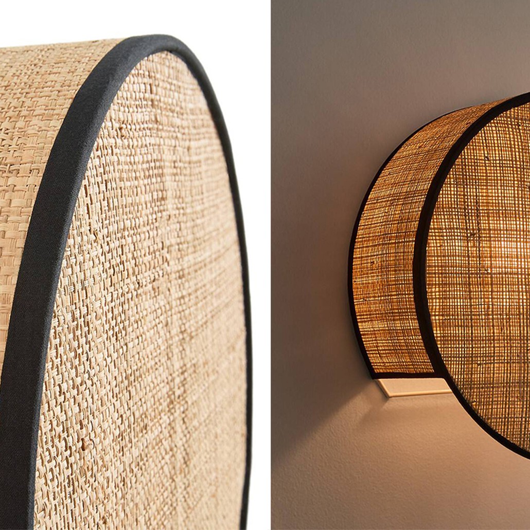 Бра Ottar Wicker Raffia