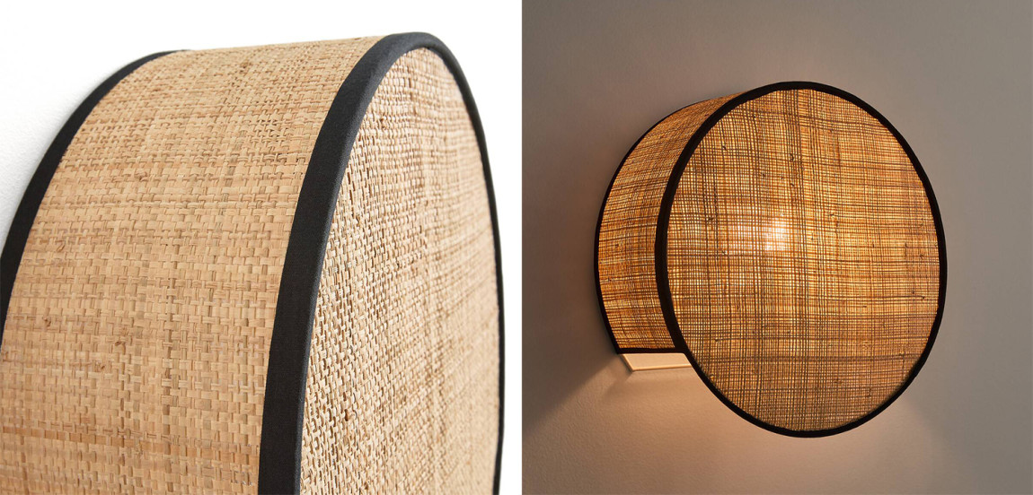 Бра Ottar Wicker Raffia