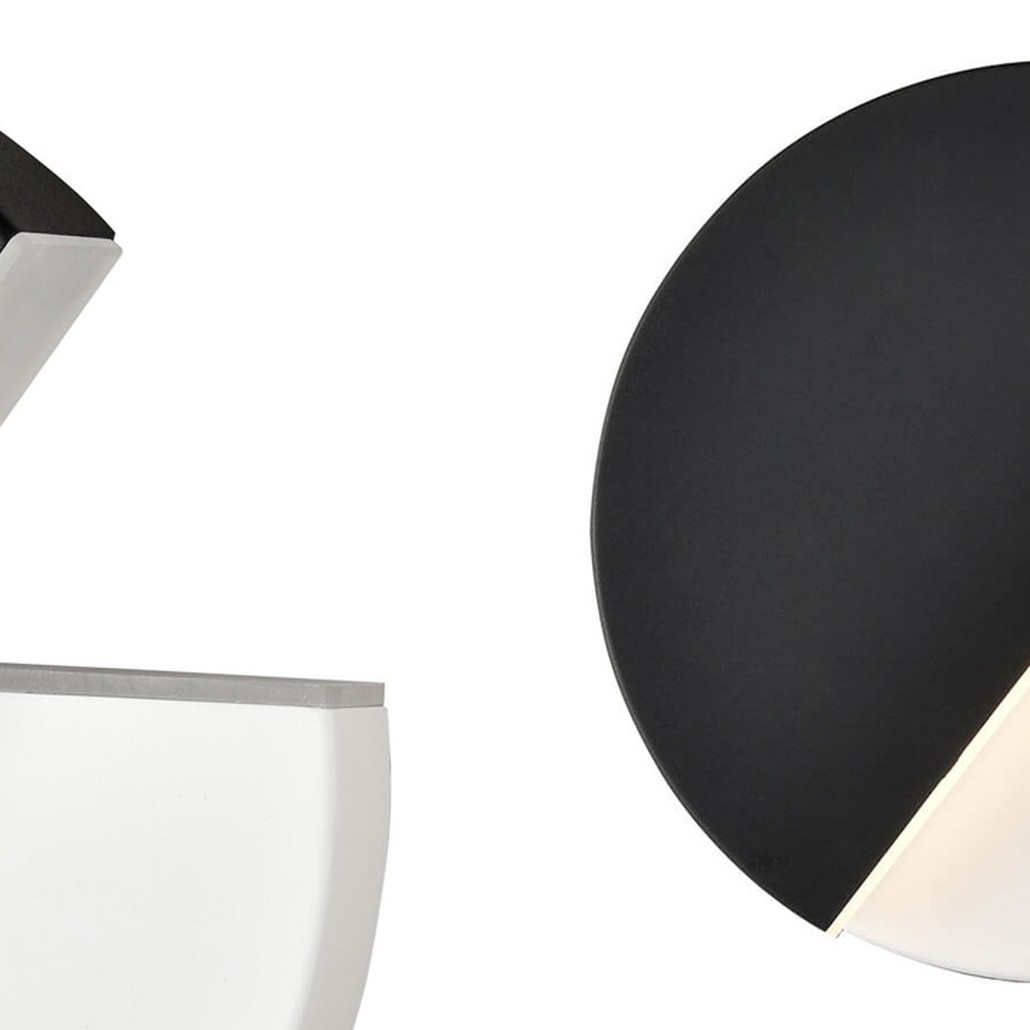 Бра Pac-Man White Black Wall Lamp