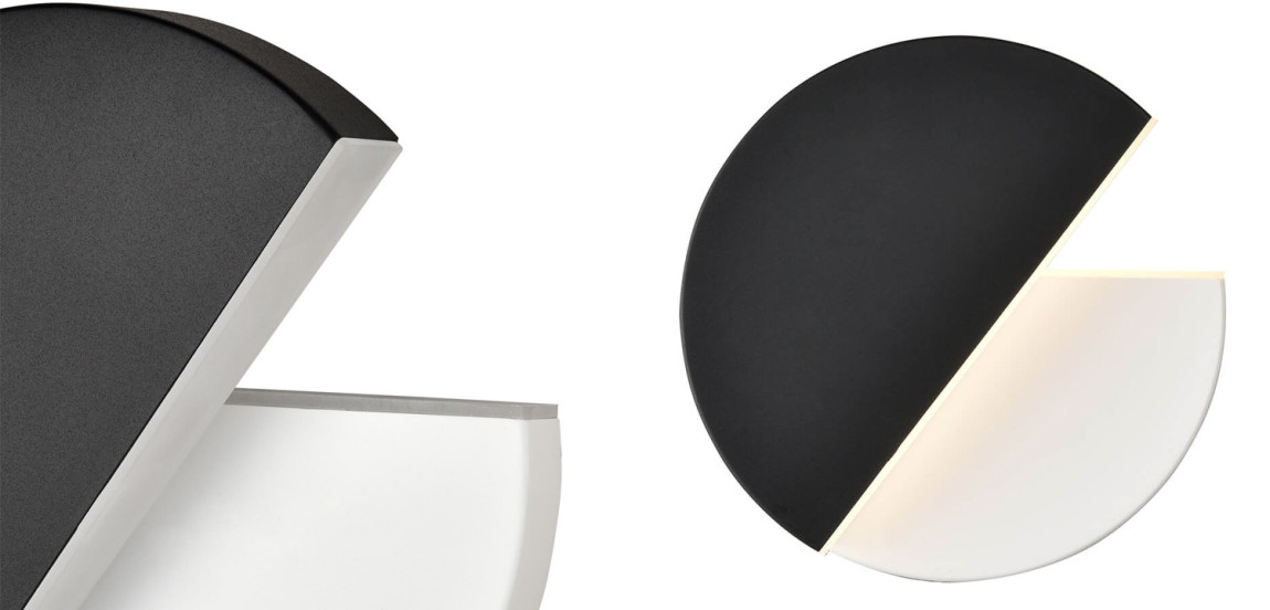 Бра Pac-Man White Black Wall Lamp