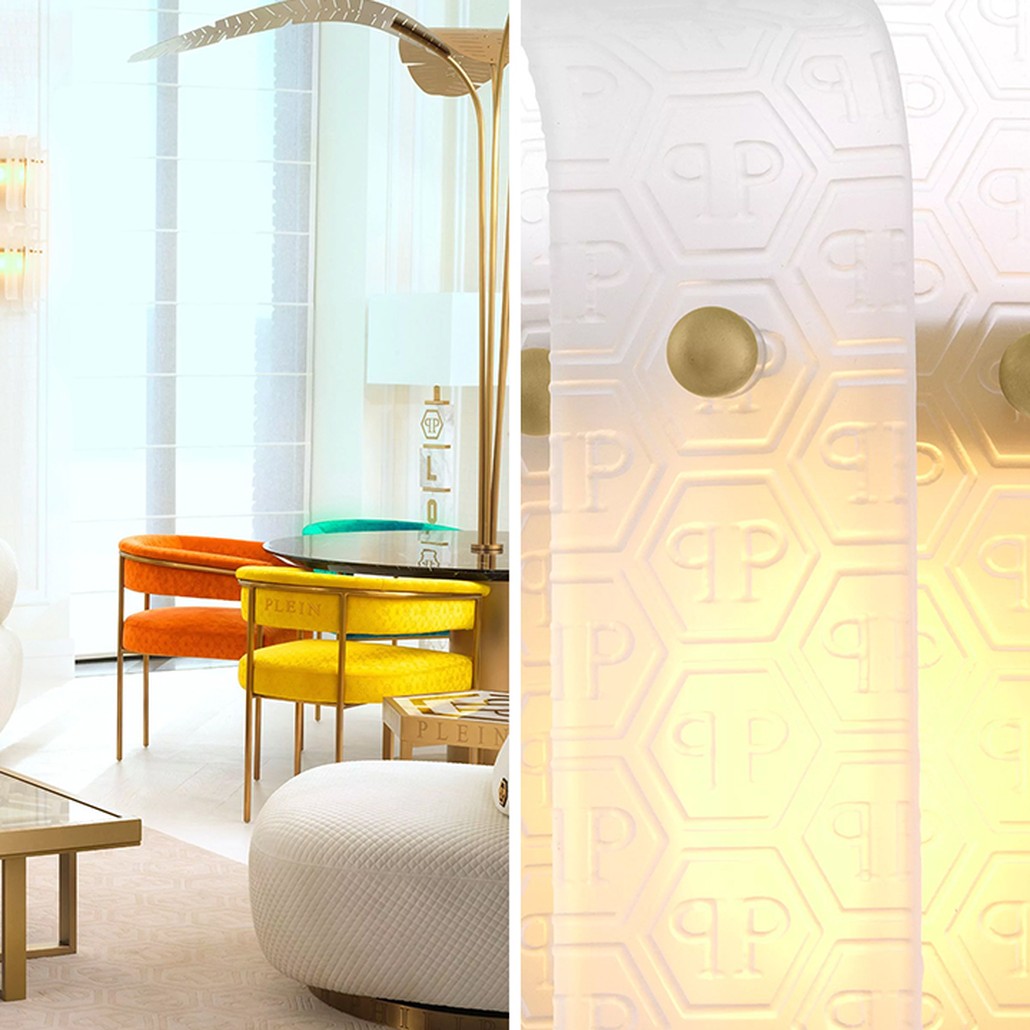 Бра Philipp Plein Wall Lamp Rodeo Drive Белый