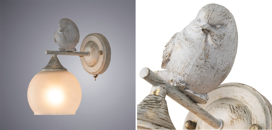 Бра Provence Bird white