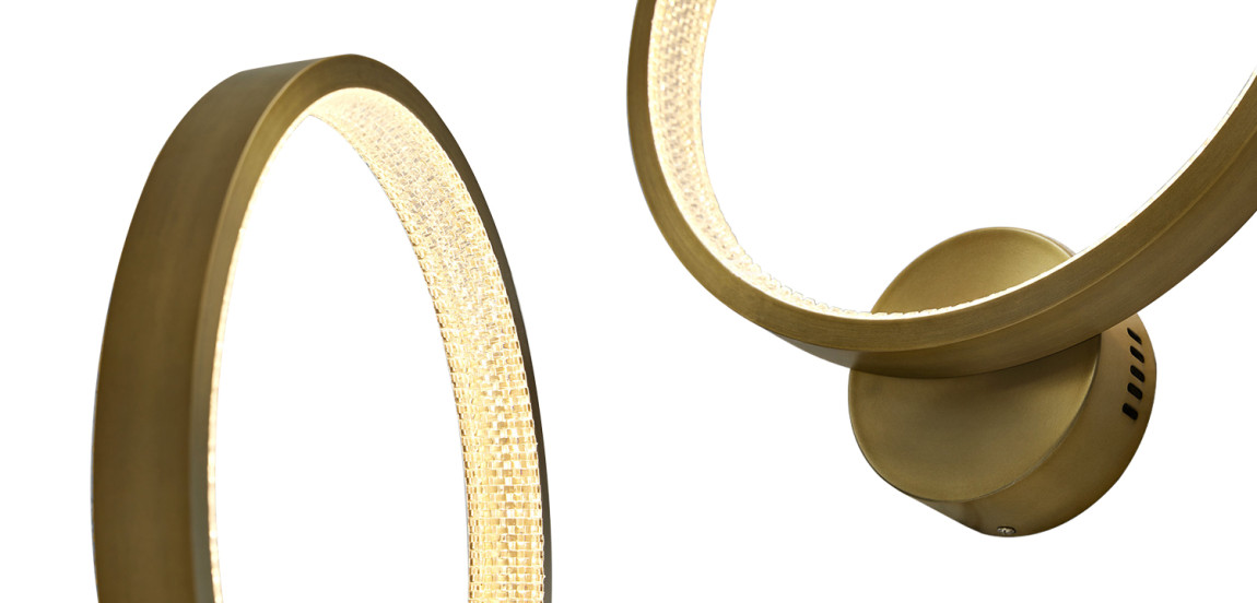 Бра Ring Light Gold Sconce