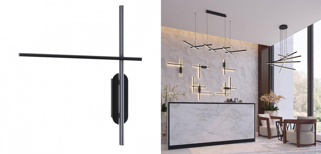 Бра Rolf Two Black Lines