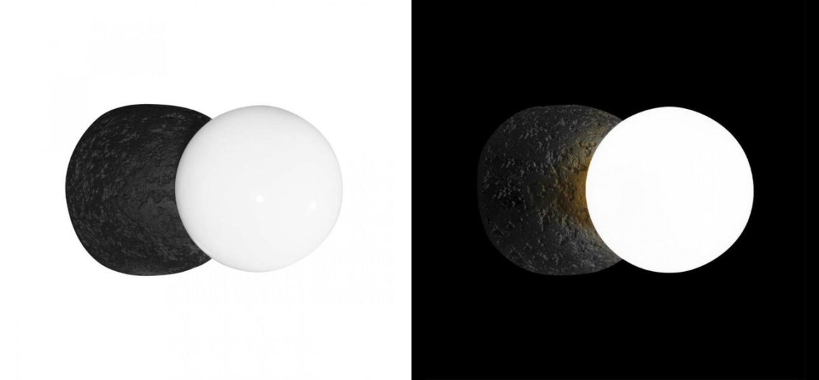 Бра Sea foam Black диаметр 10