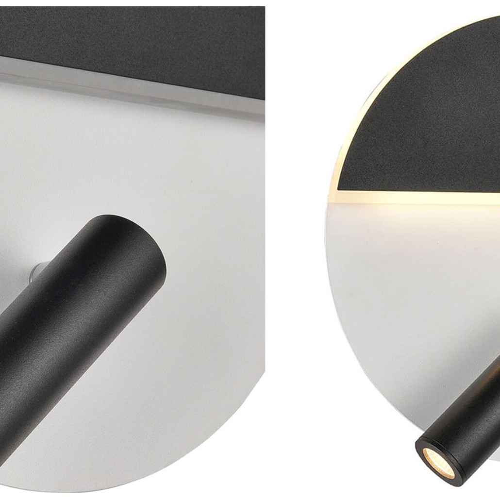 Бра Shon White Black Wall Lamp
