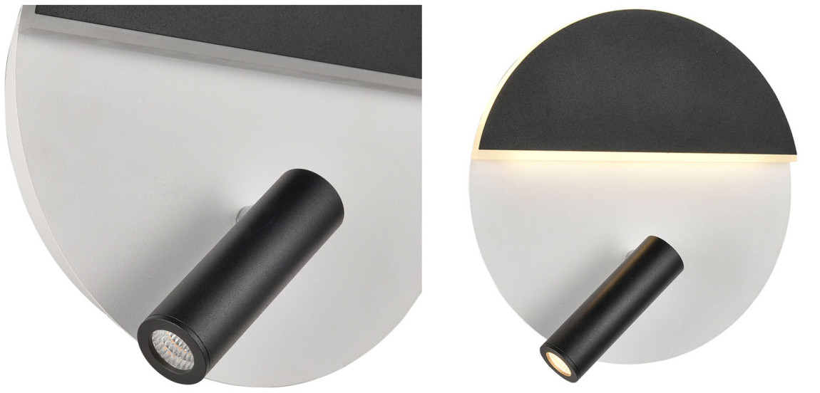 Бра Shon White Black Wall Lamp