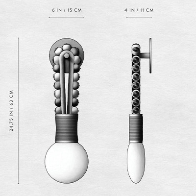 Бра TALISMAN LOOP SCONCE по дизайну студии Apparatus