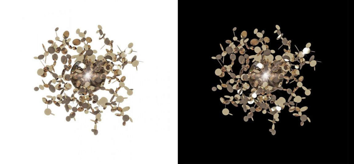 Бра Terzani Argent Gold диаметр 30