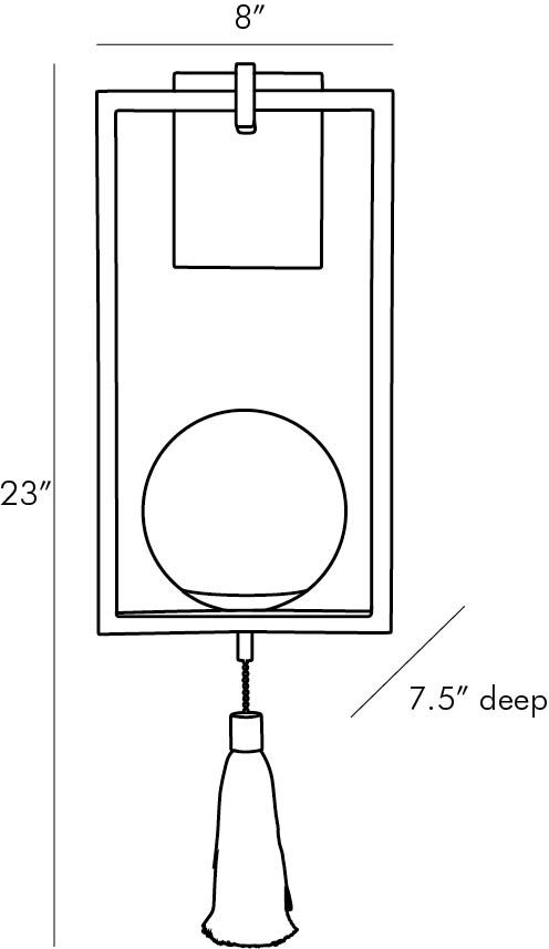 Бра TRAPEZE SCONCE Gold