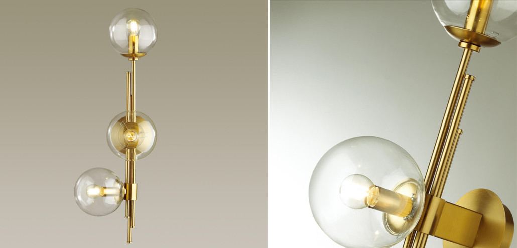 Бра TRILOGY WALL SCONCE Clear glass 70