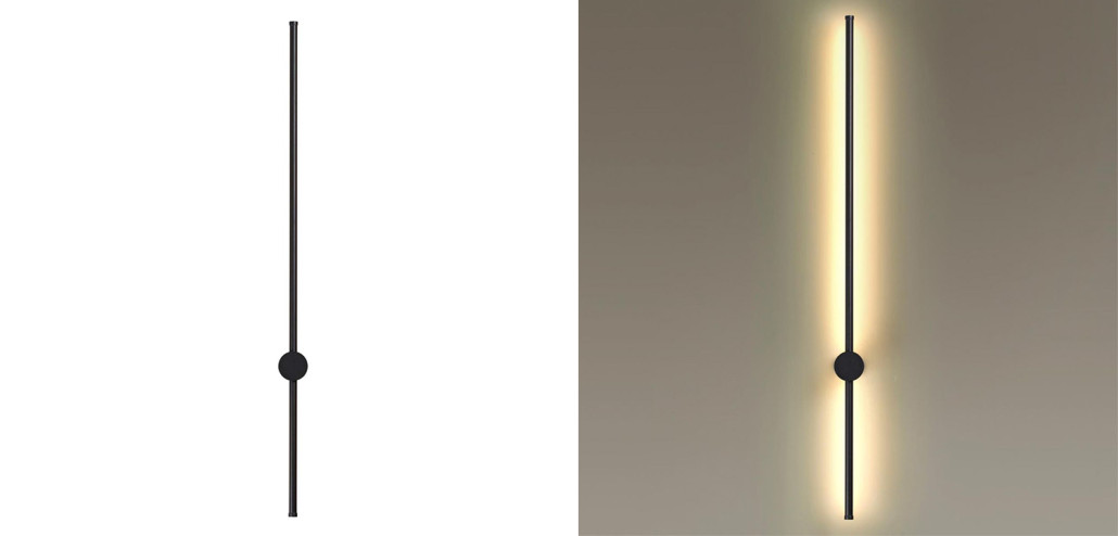 Бра Trumpet Tube Black 100