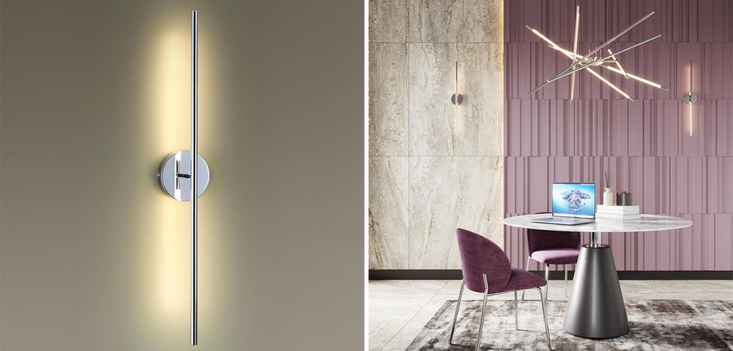 Бра Trumpet Tube Chrome Line