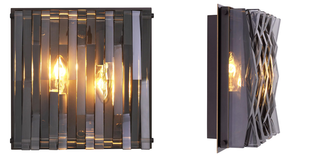 Бра Wall Lamp Nuvola S Smoke