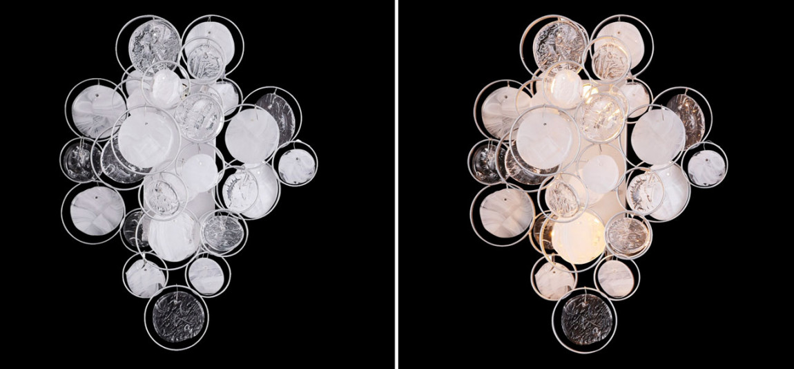 Бра White Crystal Ice Floes