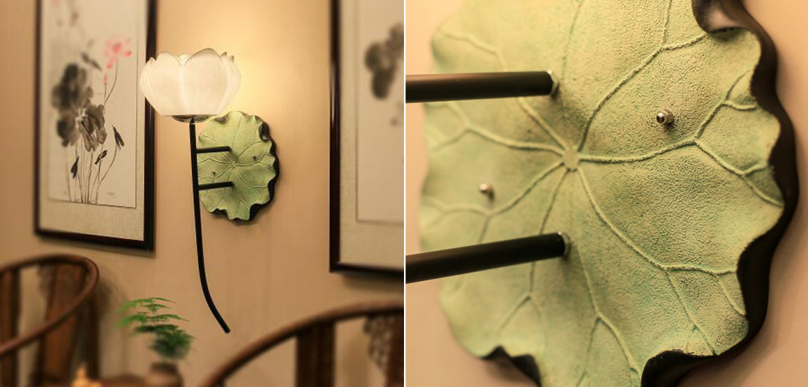 Бра White Lotus Flower Sconce