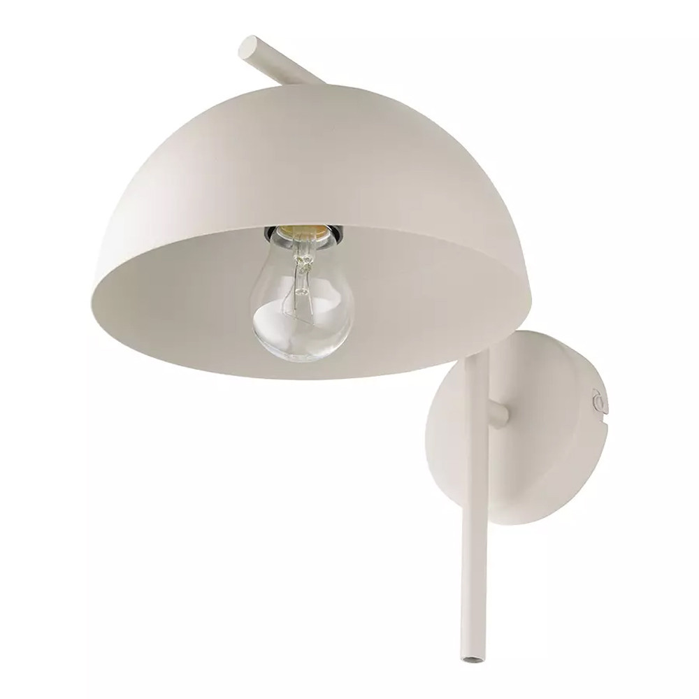 Бра бежевое с полукруглым плафоном Beige Wall Lamp