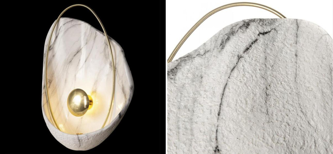 Бра Белая Жемчужина Ginger & Jagger Pearl WALL LAMP