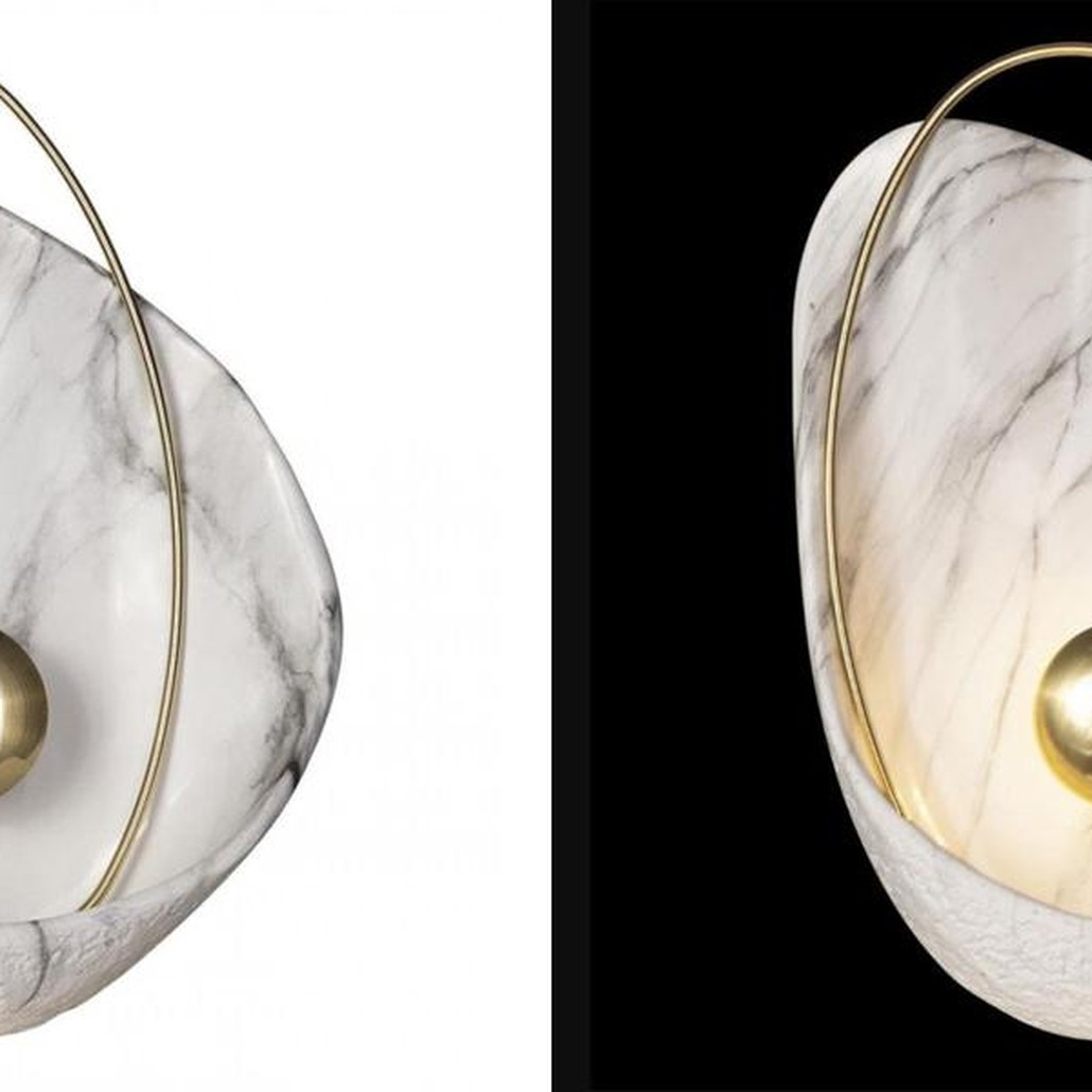 Бра Белая Жемчужина Ginger & Jagger Pearl WALL LAMP