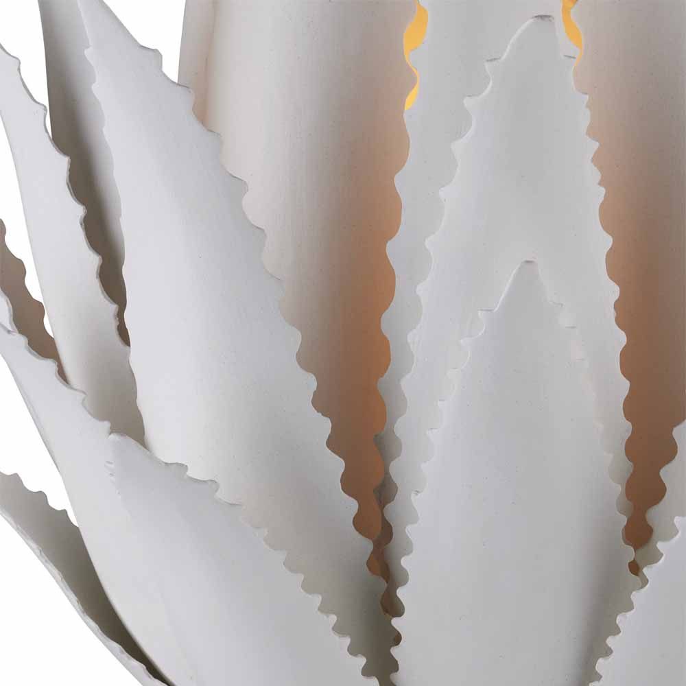 Бра белое в виде растения агавы Mexican Agave
