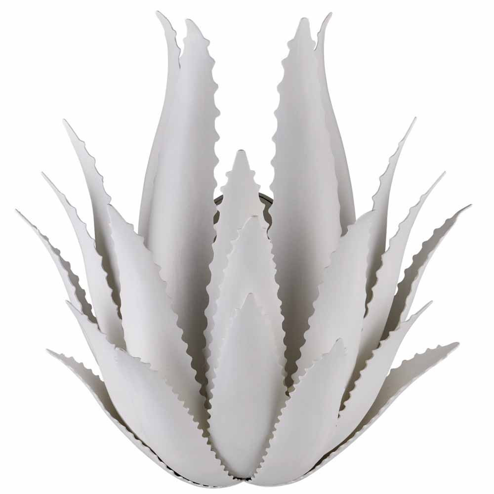 Бра белое в виде растения агавы Mexican Agave