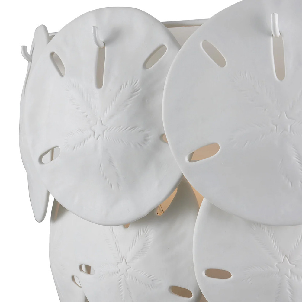 Бра белое настенное с подвесными элементами White Natural Lines