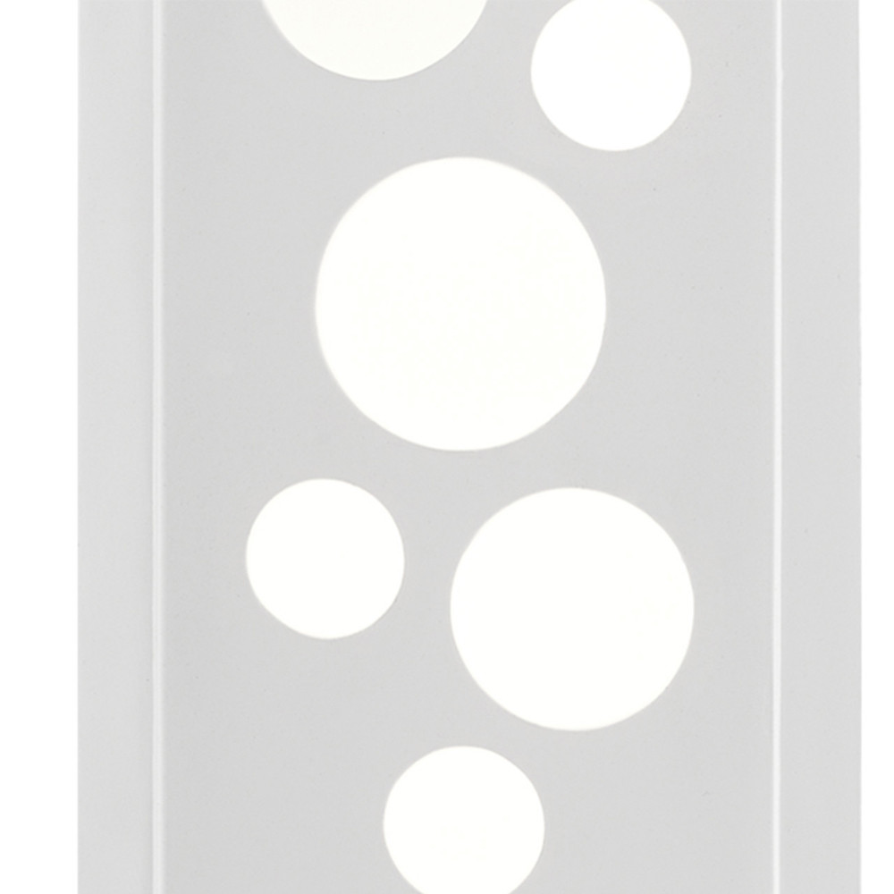 Бра белое овальной формы White Holes