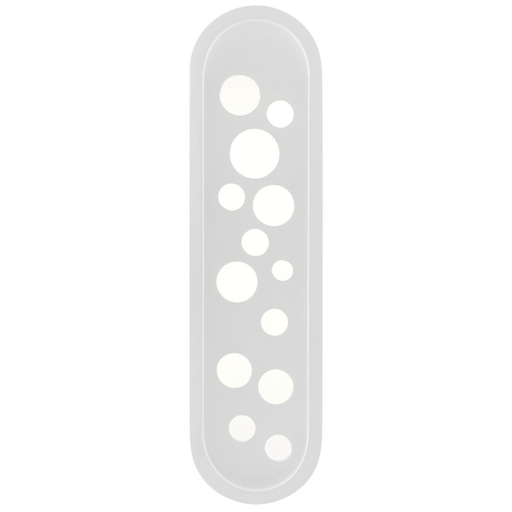 Бра белое овальной формы White Holes