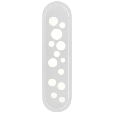 Бра белое овальной формы White Holes